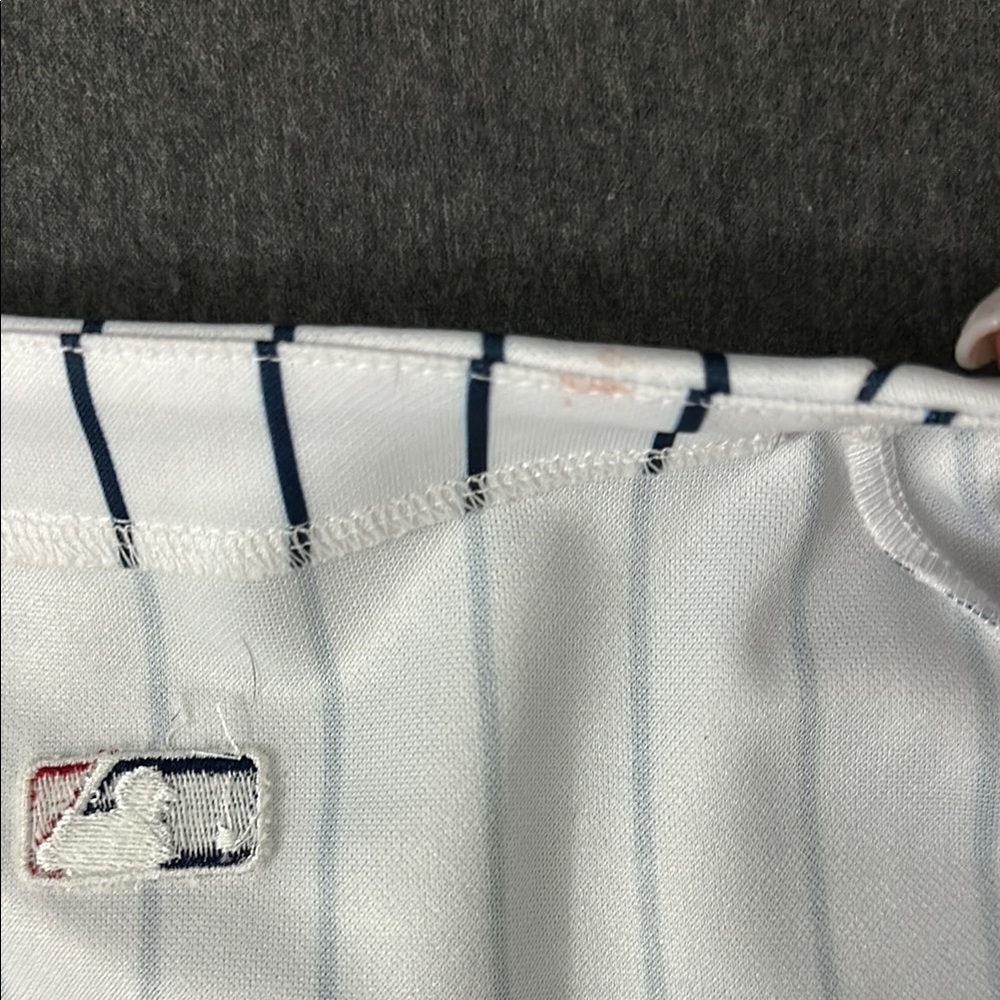 MLB Dog Jersey - White and Blue - Picture 4 of 4